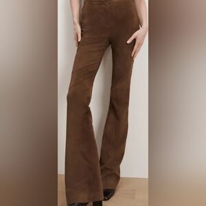 Show Me Your Mumu Brown Suede Skirt Flame